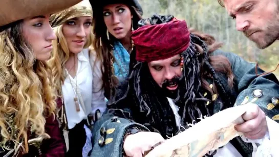 Peter Hollens & Gardiner Sisters (A Capella) - Pirates of The Caribbean Medley