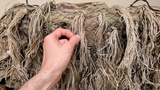 Как сделать маскировочный костюм снайпера - Ghillie Sniper Suit. Часть 1