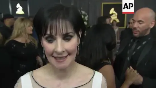 Enya - Grammy Fashion Soundbites (12.02.2017, Beverly Hills, California) USA