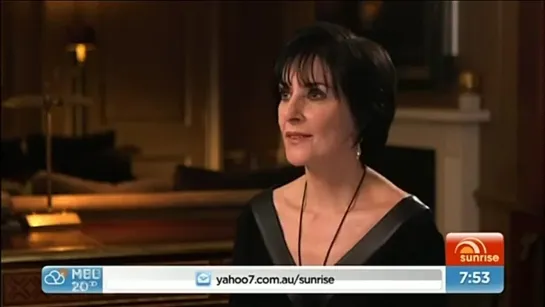 Enya - Interview on 'Sunrise', Channel 7 (23.11.2015) Australia