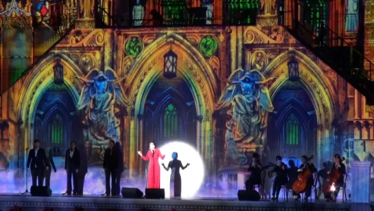 Enya - Orinoco Flow & Echoes In Rain (at Christmas Show in Universal Sudios Japan) 13.12.2015