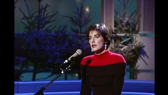 Enya - Oíche Chiúin (Silent Night) on Late Late Show, RTE (Dec 1988) fragment