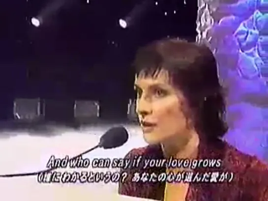 Enya - Only Time (Music Station, 01.12.2000) Japan