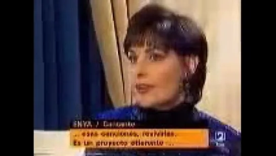 Enya - Interview on "La 2 Noticias" (La 2, 1997) Spain