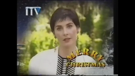 Enya - Christmas Greeting in Gaelic on ITV (1992)