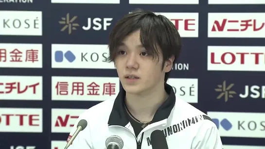 宇野昌磨 Shoma Uno - Men's Press Conference - JN21