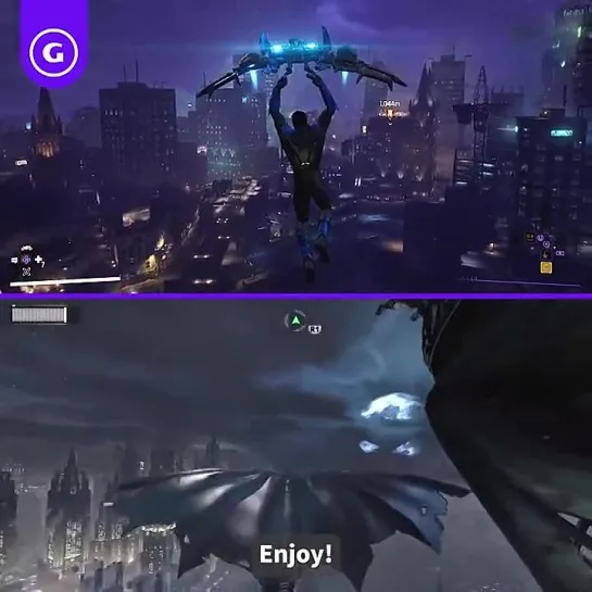 Gotham Knights/Batman Arkham - gameplay comparison