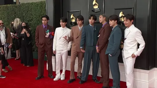 BTS  Fashion Cam 2022 GRAMMYs