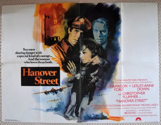 Hanover Street (1979) Harrison Ford, Lesley-Anne Down, Christopher Plummer