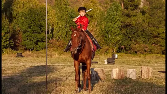 Джигитовка, Иван Тархов, 7 лет