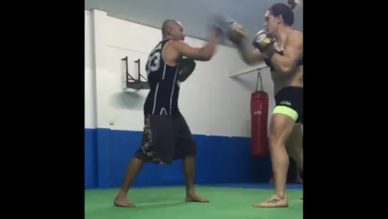 Gabi Garcia training