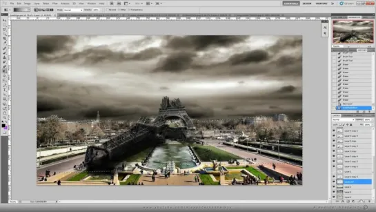 Photoshop CS 5_ Speed art Sand Age