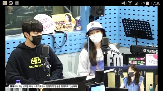 200902 Young Ji(Ёнджи) and Daehyun на радио шоу SBS Power FM Park Sohyun's Love Game