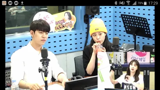 200805 Young Ji(Ёнджи) and Daehyun на радио шоу SBS Power FM Park Sohyun's Love Game