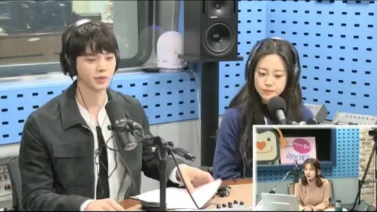 180307 Хо Ёнджи и Song Kang  на SBS Power FM Park Sohyun's Love Game, 'Love Episode'