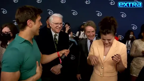 selena, Steve and Martin at «Disney Upfront»