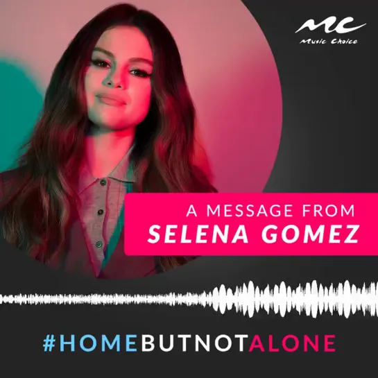 Selena sharing a heartwarming message about the pandemic