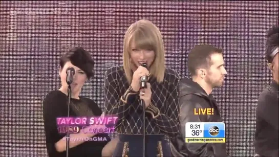 Taylor Swift - Welcome To New York (Live @ GMA 30,10,2141)