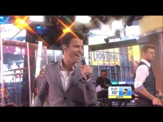 Nick Carter And Jordan Knight - One More Time (Live Good Morning America 2.09.14)