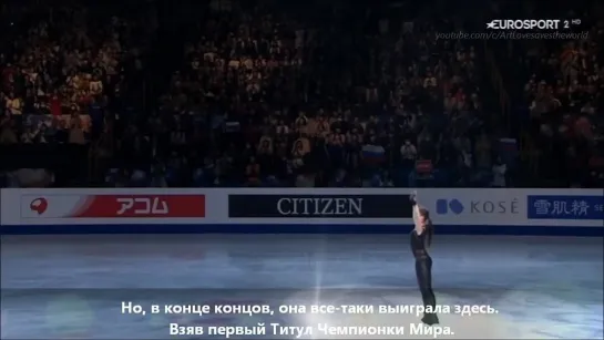 ALINA ZAGITOVA - Worlds 2019 _Survivor_   SP_ Показательные выступления на ЧМ с комментариями B.ESP(720P_HD).mp4