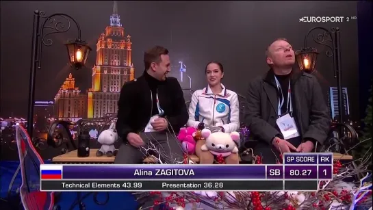 Alina Zagitova European Champs 2018 SP 1 80.27 B