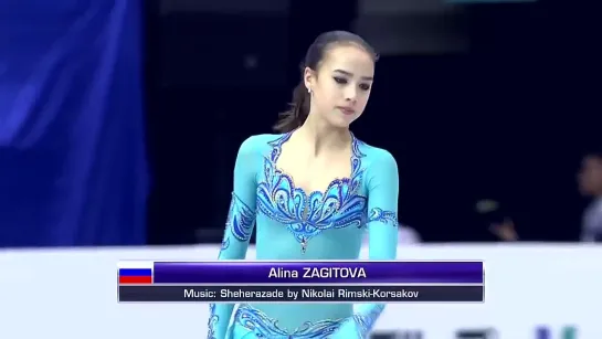 Алина ЗАГИТОВА КП 17.3.2017 World Junior Taipei