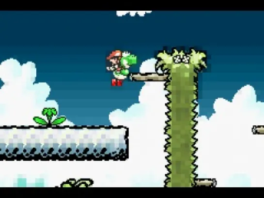 Yoshi Island(GBA) 2-1 - 2-2(неполное прохождение)