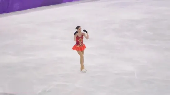 [ОИ-18] Alina Zagitova Olympic Official Practice 2018 2 23