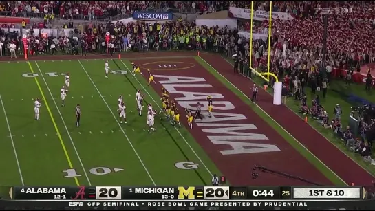 Alabama Crimson Tide vs Michigan Wolverines 01.01.2024