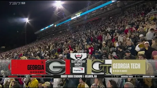 Georgia Bulldogs at Georgia Tech Yellow Jackets 25.11.2023