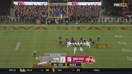 Texas Longhorns at Iowa State Cyclones 18.11.2023