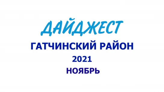 ГАТЧИНСКИЙ РАЙОН - НОЯБРЬ 2021