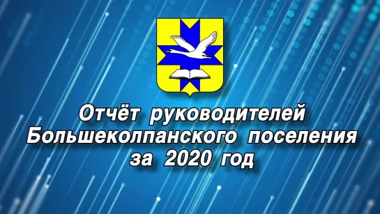 Отчет руководителей  Большеколпанского поселения