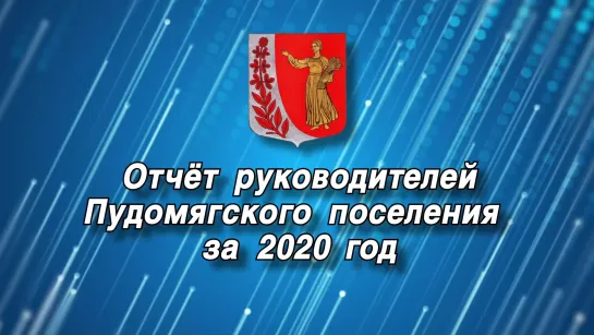 Отчет руководителей Пудомягского поселения