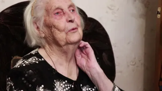 Видео. Екатерина Бараблина отметила 100-летний юбилей