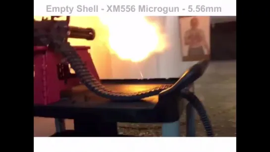 XM556 Microgun (5.56mm NATO) (миниган, микроган, minigun, m134, slowmo)