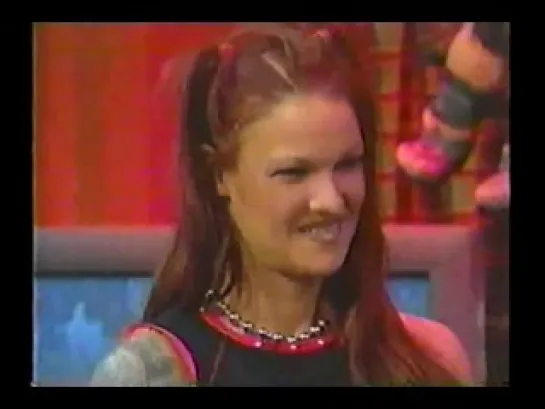 WWF's Lita (Amy Dumas) on Regis and Kathie Lee cooking