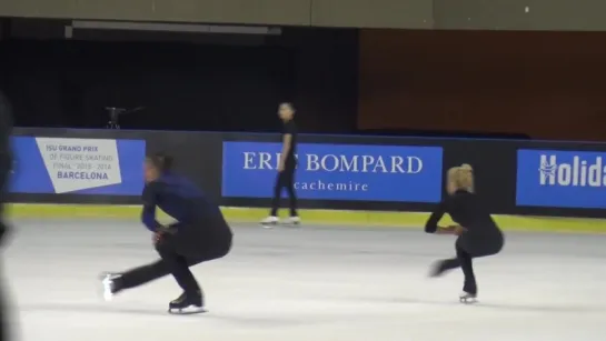 Trophée Bompard 2015,  тренировка ПП (12.11.15)