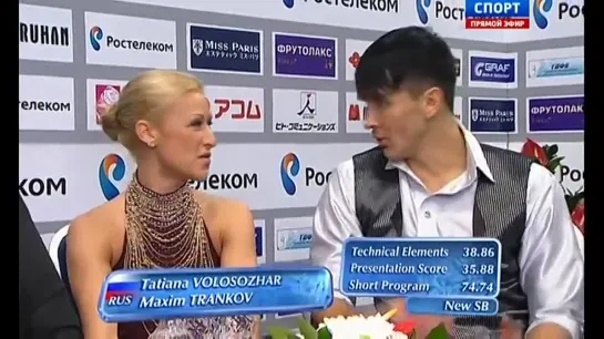 Rostelecom Cup 2012, SP