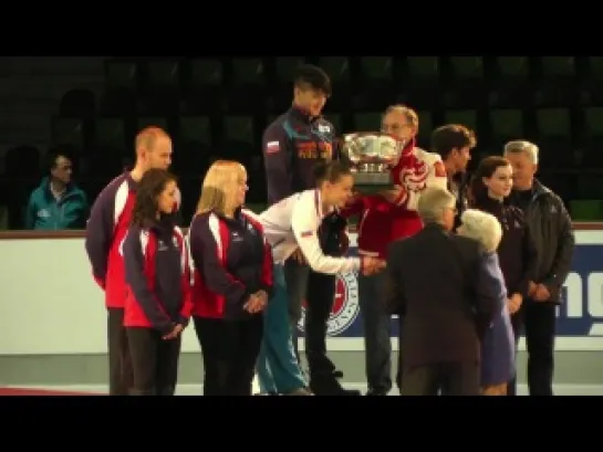 Nebelhorn Trophy 2012, Team Victory Ceremony