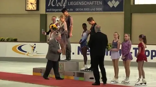 Nebelhorn Trophy 2012, Pairs Victory Ceremony