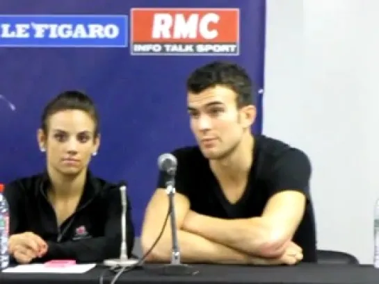 Trophee Eric Bompard 2011, Press conference after FS