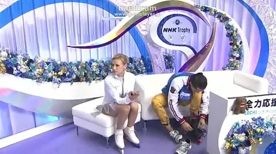 NHK Trophy 2013, winners interview