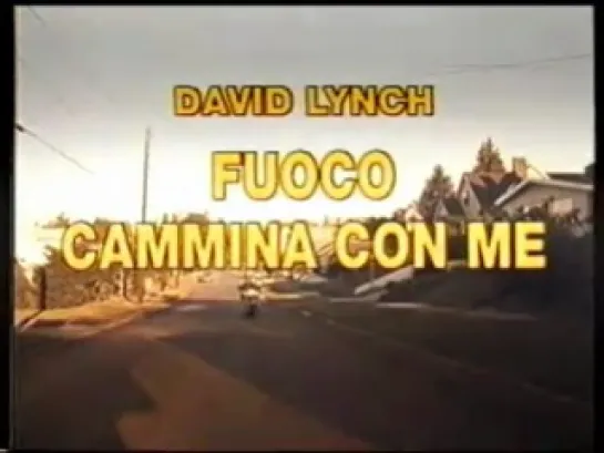 Trailer Twin Peaks Fuoco cammina con me(italia)