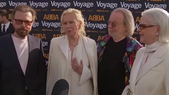 30 mins of ABBA on the Red Carpet (London, 26 May 2022)