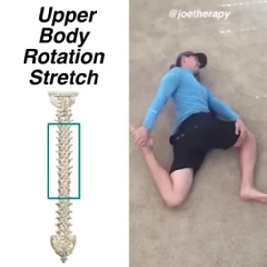 Upper Body Rotation Stretch2