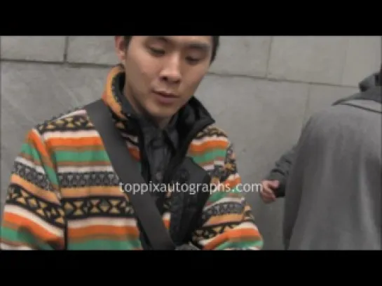 Justin Chon - Signing Autographs at vH1 in NYC