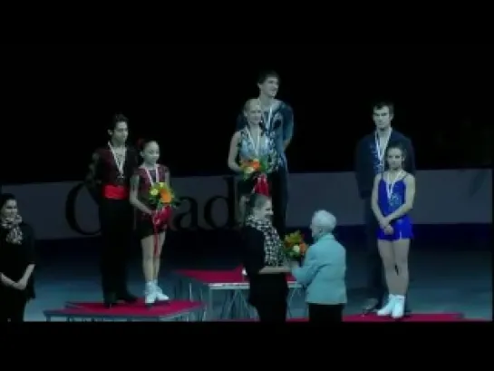 Skate Canada 2011, Pairs Victory Ceremony