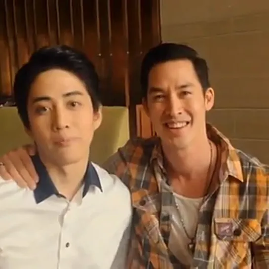 Mike with P'Guy >///<