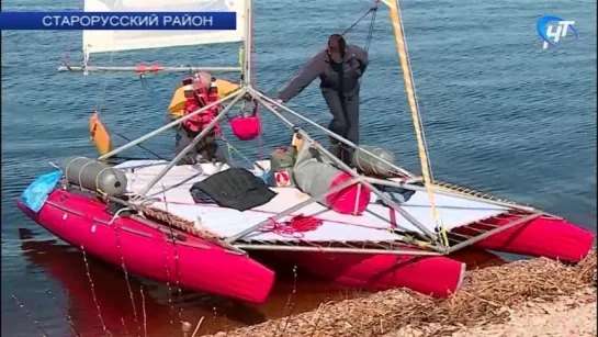 На озере Ильмень прошли гонки парусных судов «Кубок трех адмиралов»